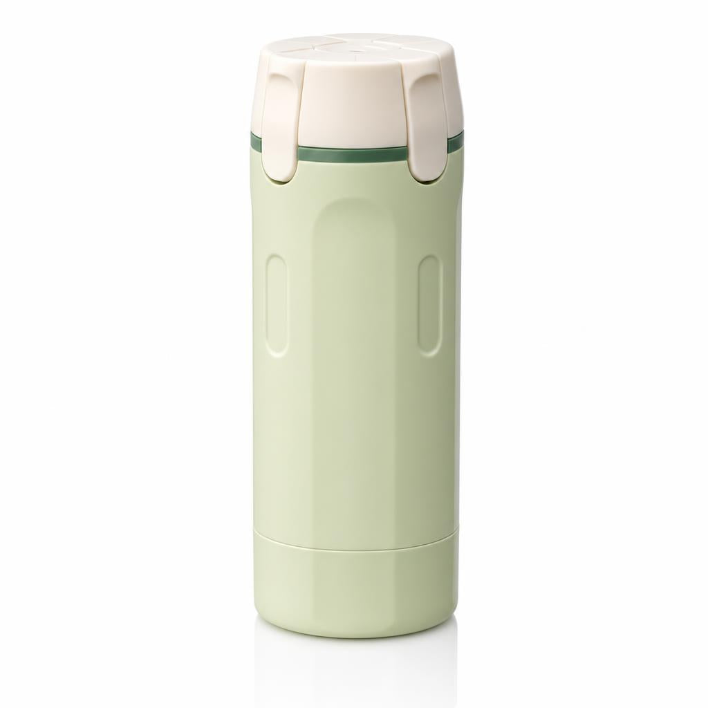 Bottly Kit dispensador de viaje verde salvia