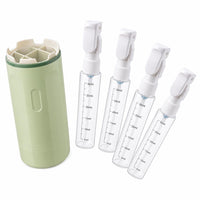 Bottly Kit abierto mostrando los 4 mini botes recargables